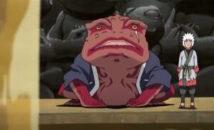 Jiraya in Mount Myōboku