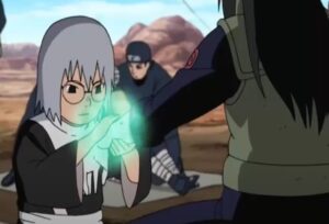 Kabuto healing Orochimaru