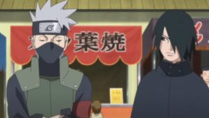 Kakashi gives some useful tips to Sasuke