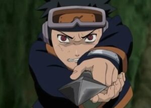 Obito awakened his Sharigan for the first time