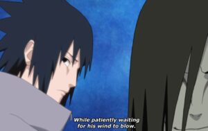 Orochimaru decides to watch over Sasuke's path