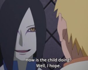 Orochimaru thanks Naruto for taking care of Mitsuki