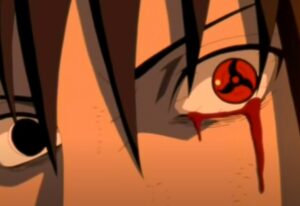 Sasuke awakens Mangekyo Sharingan