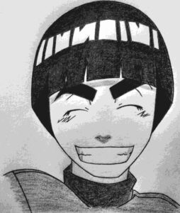 A sketch of Rock Lee