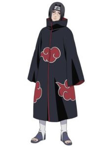 Itachi in Akatsuki cloak