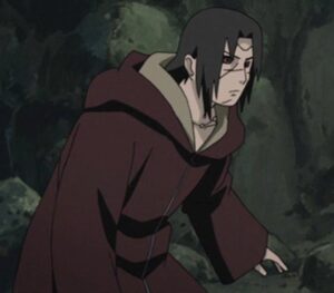 Reanimated Itachi in his clothes