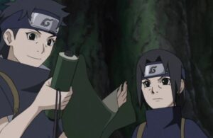 Shishui and Itachi trains together