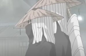 Itachi and his partner Kisame in Konoha Village