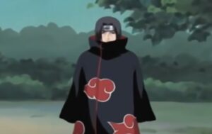 Itachi trying to delay Team 7