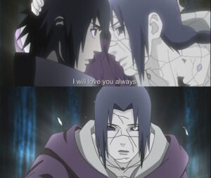 Itachi's soul returning to the afterlife